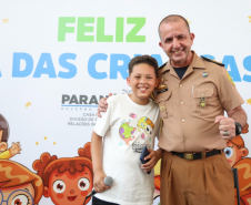 Evento comemorativo ao Dia das Crianças realizado no Palácio Iguaçu.