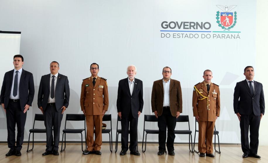 Formatura Seg. Dignitários