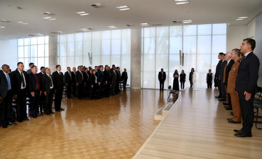 Formatura Seg. Dignitários