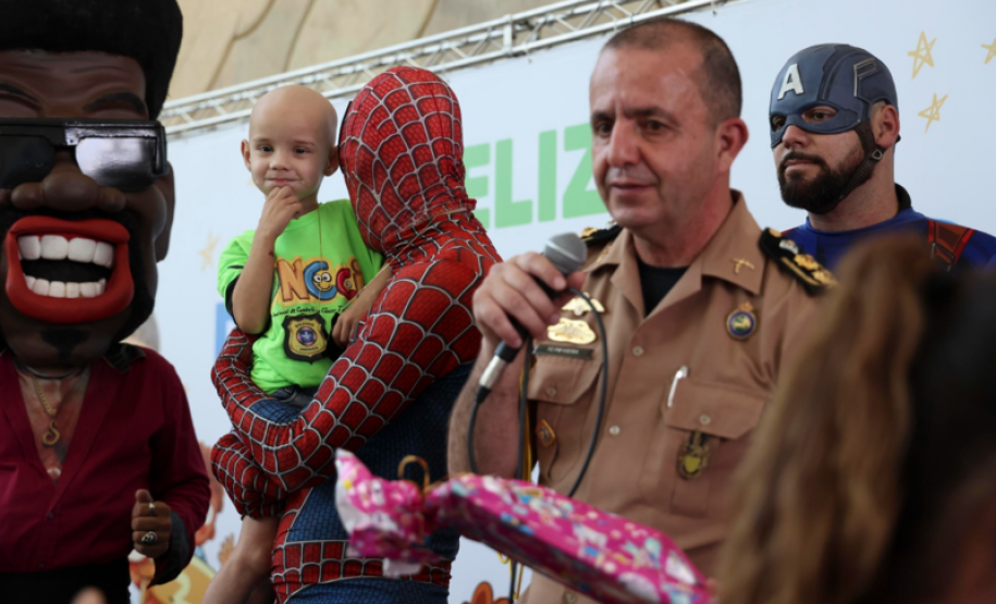 Evento comemorativo ao Dia das Crianças realizado no Palácio Iguaçu.