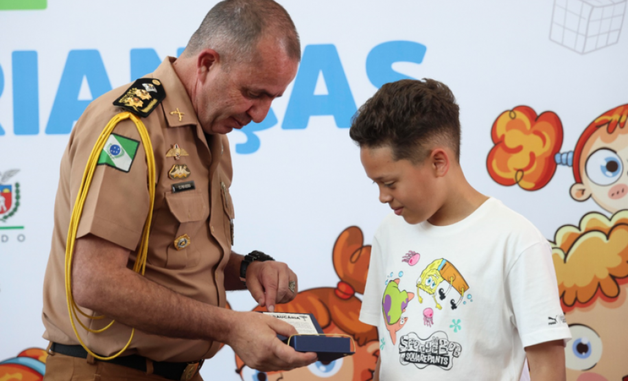 Evento comemorativo ao Dia das Crianças realizado no Palácio Iguaçu.