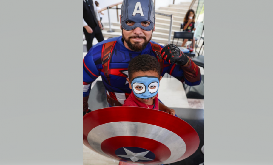 Evento comemorativo ao Dia das Crianças realizado no Palácio Iguaçu.